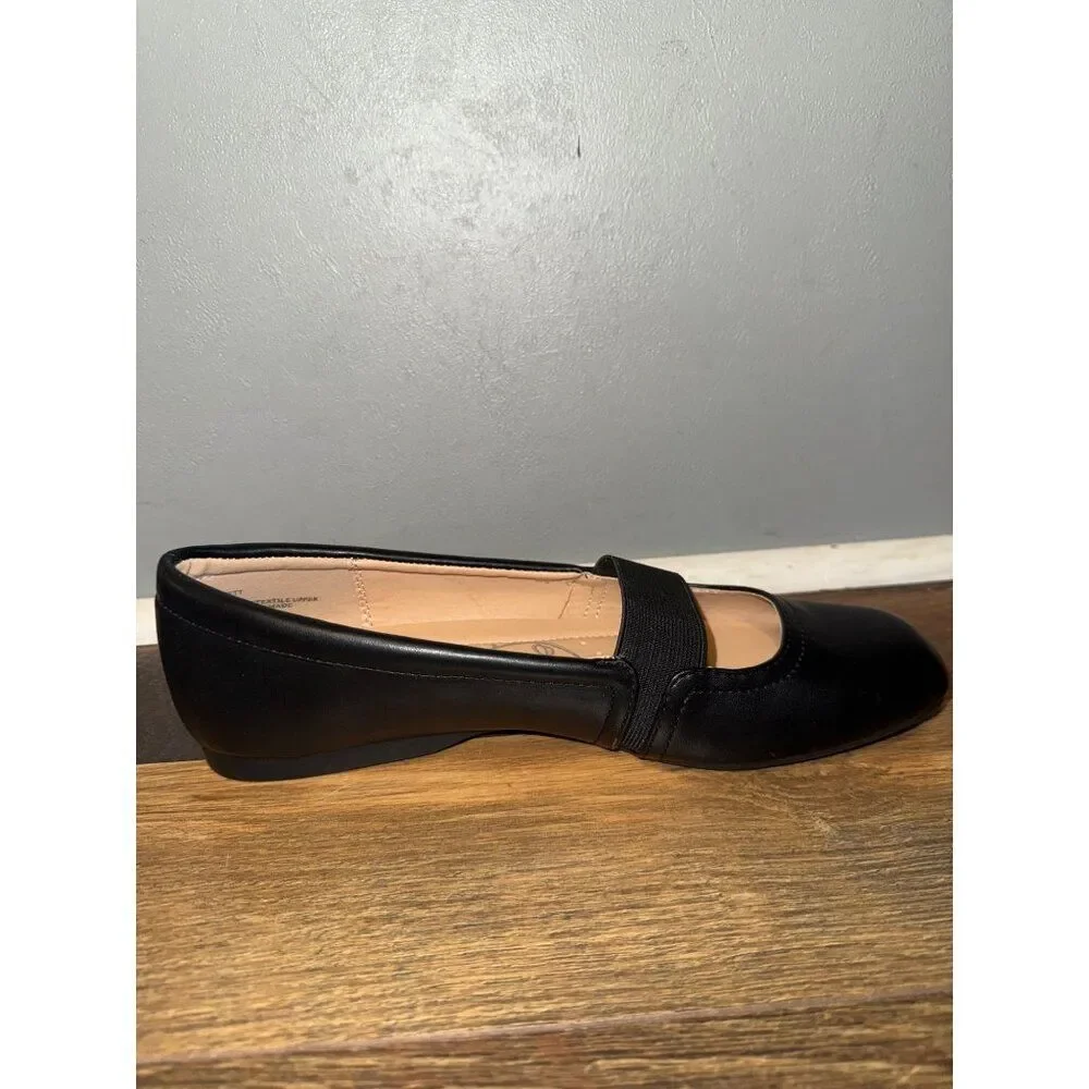 Mootsies Tootsies Black Mary Jane Flats